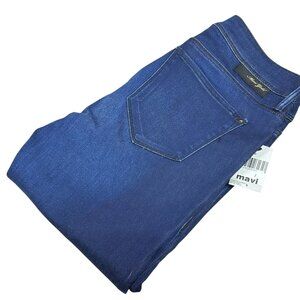 NWT Women's Mavi Gold Jeans size 27/33 Adriana mid rise super skinny